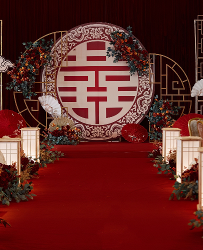 简约风中式婚礼