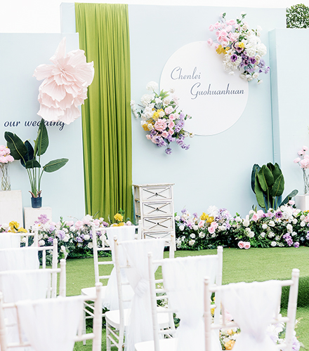 罗渡镇室外花园风婚礼