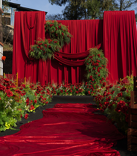 华蓥回龙村高背景婚礼